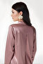 Women's Rosewood Lightweight Drapey Satin Surface Shirt HZL22W-BD139641 - 6