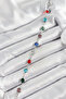 Brass Silver Color Mixed Color Zircon Stone Women's Bracelet - - 2