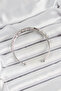 Brass Silver Color Barley Zircon Stone Women's Bracelet - - 2