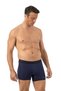 Özkan 11226 5 Pack Men's 95% Cotton Lycra Single Jersey Fabric Mixed Color Flexible Comfortable Boxer Shorts - 8