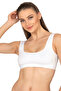 Özkan 27407 Women's Cotton Lycra Removable Pad Without Underwire Single Jersey Fabric Comfortable Thick Strap Bra - 5