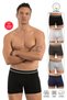 Özkan 11226 5 Pack Men's 95% Cotton Lycra Single Jersey Fabric Mixed Color Flexible Comfortable Boxer Shorts