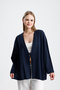 Kimono lacivert dokulu - 2
