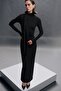 Shawl Collar Maxi Dress - Exclusive Collection - 5