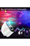 Timed function Bluetooth speaker, starry sky projector, USB port, square portable Bluetooth speaker - 7