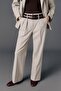 Double Belt Palazzo Pants - 3