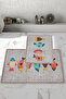 Non-Slip Base Washable 2 Piece 60x100 50x60 Bathroom Carpet Mat Toilet Seat Set