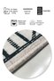 Non-Slip Base Washable 2 Piece 60x100 - 50x60 Bathroom Carpet Mat Toilet Seat Set - 2