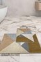 Non-Slip Base Washable Set of 2 Bathroom Rug Bath Mat Toilet Bowl Set - 3