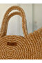 Natural Jute Rope Handmade Straw Swan Model Hand Bag Day Bag - 4
