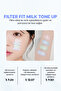 كريم معادل لون البشرة ذو مظهر حيوي، مرشح PERIPERA Fit Milk Tone Up (002 Pure Blue) SPF30 - 4