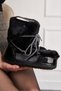 Daily Women's Black Snow Boots with Fur and Laces, Mother and Daughter Style, Comfortable Lined, Thick Sole 327 - 4