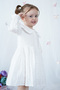 Girl's Dress Baby Collar Long Sleeve Buttoned Special Occasion Birthday Party Cotton Baby Girl Dress - 3