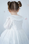 Girl's Dress Baby Collar Long Sleeve Buttoned Special Occasion Birthday Party Cotton Baby Girl Dress - 6