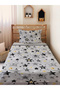 Gray Stars Velvet Decorative Blanket 76 - 3