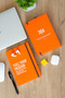 366. Gün Collection Orange - Hardcover A5 Agenda 14X21 cm Lined Notebook Premium