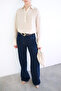 Shirt Collar Melange Tunic - 5