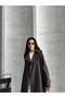 Women's Dumped Maxi Size Trench Coat Zyn-58704 - 2