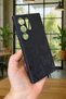 Samsung Galaxy S22 Ultra-Black Butterfly Patterned Silicone Shock-Absorbing Classic Protective Rubber Case - 4