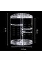 Diamond Pattern Rotating Makeup Organizer | 360° Spinning Acrylic Storage Case for Vanity & Bathroo - 2