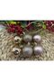 Rose Gold Christmas Tree Ornament Cici Ball 4 cm 6 Pieces - 3