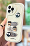 iPhone 12 Pro Max Coffee Cookie Pattern 3D Cute Shiny Design Cookie Case - 4