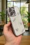 iPhone 16 Pro Compatible Epoxidized 3D Figured Heart Ribbon Shiny Stylish Fashion Case - 3