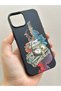 Iphone 15 compatible time is money patterned velvet interior camera protruding lsr case 277 - 4
