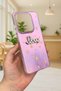 Infinix Hot 40İ Compatible Hologram Color Changing Star Pattern Stone Written Starlove Case - 3