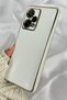 Redmi Note 12 Pro 5g (Overseas) Dirt-Repellent Wipeable Glossy Camera Protected Silicone Bark Case - 5