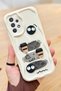Cookie Case for Samsung Galaxy A23 Coffee Cookie Pattern 3D Cute Shiny Design