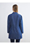 Blue Shirt Collar Women's Jean Tunic - 6