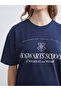 Crew Neck Printed Women's T-Shirt - 4