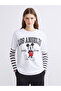 Two Mt Shop Quality Xside White Combed Cotton Printed Loose & Baggy Short Sleeve Women's T-Shirt - 2