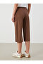 Elastic Waist Modal Blend Women's Capri - 4