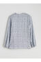 New Season Tie Neck Patterned Blouse - 8