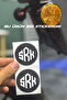 5Cmx5Cm Round Sticker Label for Rear Cat's Eye Reflector for Rks Srk125