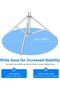 102"/2.6m Stainless Steel Light Stand - 3