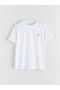 Crew Neck Embroidered Women's T-Shirt - 5