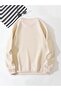 Men's Unisex Usa Printed 3-Thread Ribbed Crew Neck Sweatshirt - 3