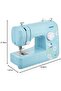 Sewing Machine, JK17B, 17 Stitches, LED Light, Instructional DVD included, 1-Year Warranty - 6