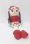 Cloth Doll 50 cm Red Dress Hair Toy Cloth Doll - 3