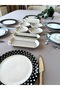 Elegance Polka Dot 14-Piece Breakfast Set for 6 People - 2