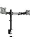 New Fully Adjustable Dual Monitor with Desk Mount Stand for 2 LCDs Screens - 4