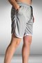 Men's Gray White Sports Shorts Basketball Football Striped Shorts Fitness Running Bermuda - 6