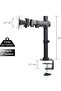 New Fully Adjustable Dual Monitor with Desk Mount Stand for 2 LCDs Screens - 5