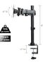 New Fully Adjustable Dual Monitor with Desk Mount Stand for 2 LCDs Screens - 7
