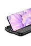 Huawei P60 Pro Case with Camera Protection Carbon Pattern Lux  Silicone - Black - 4