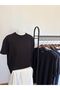 Siyah %100 Pamuk Orjinal Oversize - 2