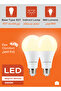 لمبة LED 12 وات A65 E27 - عبوة من قطعتين، 3000 كلفن، أبيض دافئ، مصابيح موفرة للطاقة، 960 لومن - 3